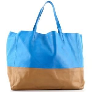 Celine Horizontal Bi-Cabas Tote Leather Large new with tags